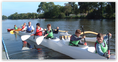 Rowing Students